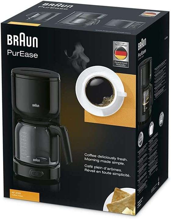 Braun PurEase Filterkaffebryggare KF 3120 BK