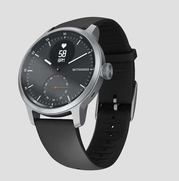 Hybrid smartwatch ScanWatch med 30 dagars batteritid