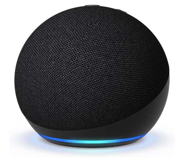Echo Dot (5:e generationen, 2022 års version) | Smart högtalare med Alexa | Grafitgrå | Svenskt språk ej tillgängligt
