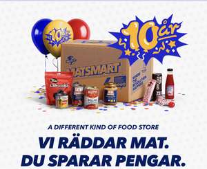 Matsmart firar 10 år! Upp till 95%