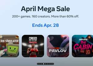 Meta App Store April MEGA SALE - över 200 VR spel på kampanj