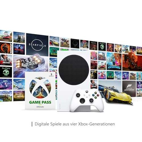 Xbox Series S - Startpaket | inklusive 3 månaders Game Pass Ultimate