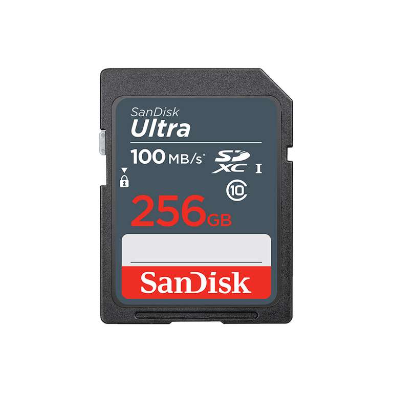 SanDisk SDXC 256GB Ultra, UHS-I, Class 10, 100MB/S