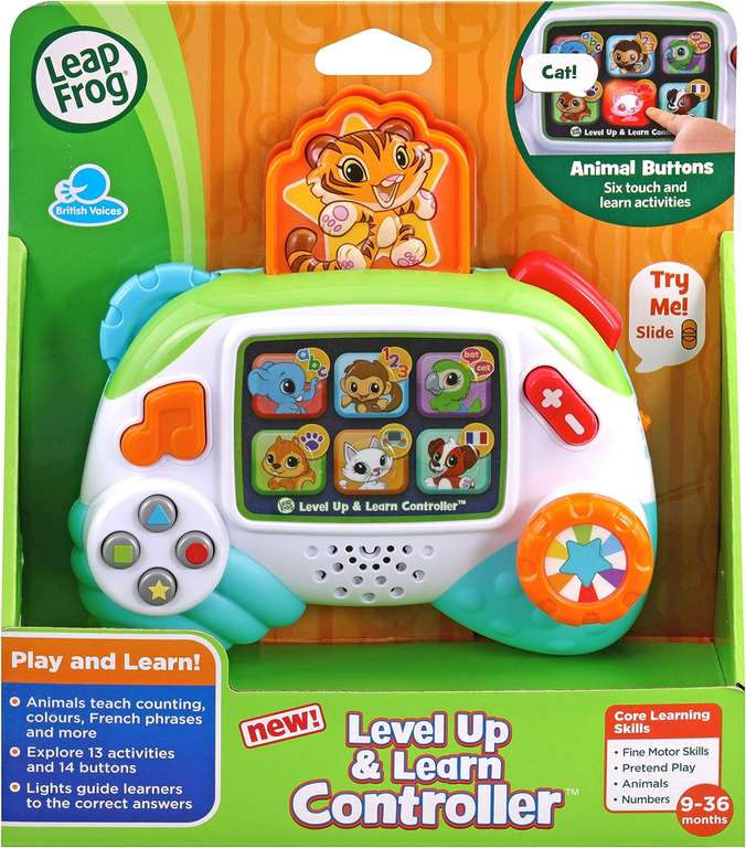 LeapFrog Level Up and Learn Controller (Pedagogisk leksak för barn 9 - 36 månader)